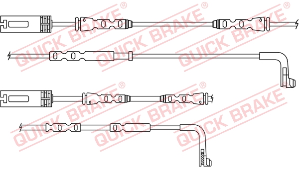 Czujnik zużycia klocków QUICK BRAKE WS 0381 A