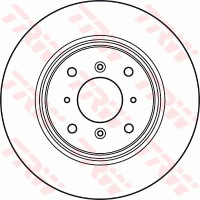 Tarcza hamulcowa TRW DF4908
