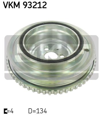 Koło pasowe wału korbowego SKF VKM 93212