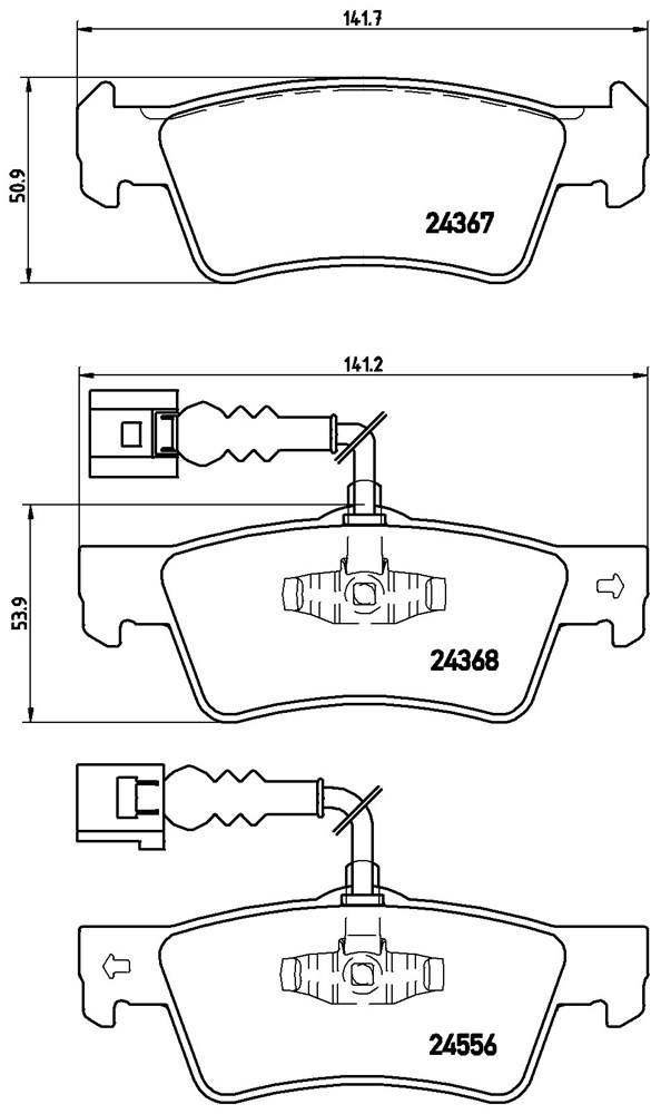 Klocki hamulcowe BREMBO P 85 068