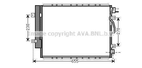 Skraplacz klimatyzacji AVA QUALITY COOLING KA5123D