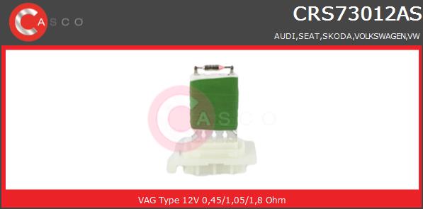 Opornik wentylatora CASCO CRS73012AS