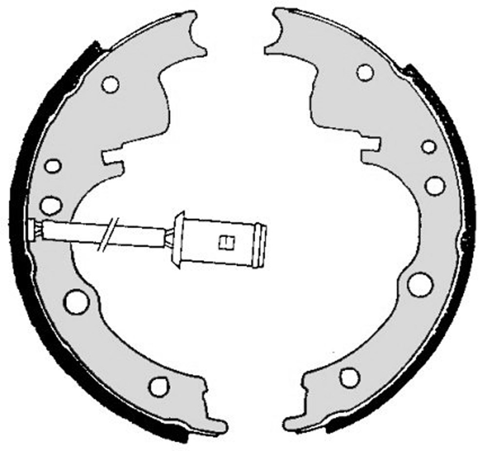 Szczęki hamulcowe BREMBO S A6 505