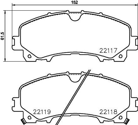Klocki hamulcowe HELLA 8DB 355 024-621