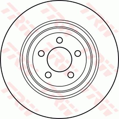 Tarcza hamulcowa TRW DF6028S