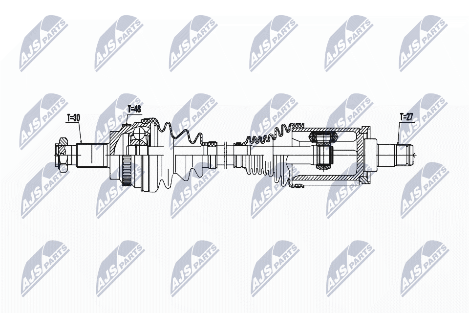 Wał napędowy NTY NPW-BM-193