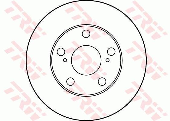 Tarcza hamulcowa TRW DF1430