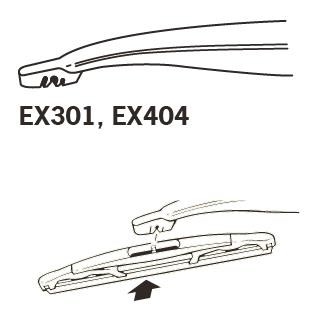 Pióro wycieraczki TRICO EX304