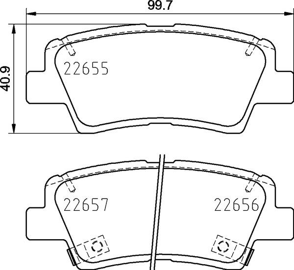 Klocki hamulcowe BREMBO P 30 103