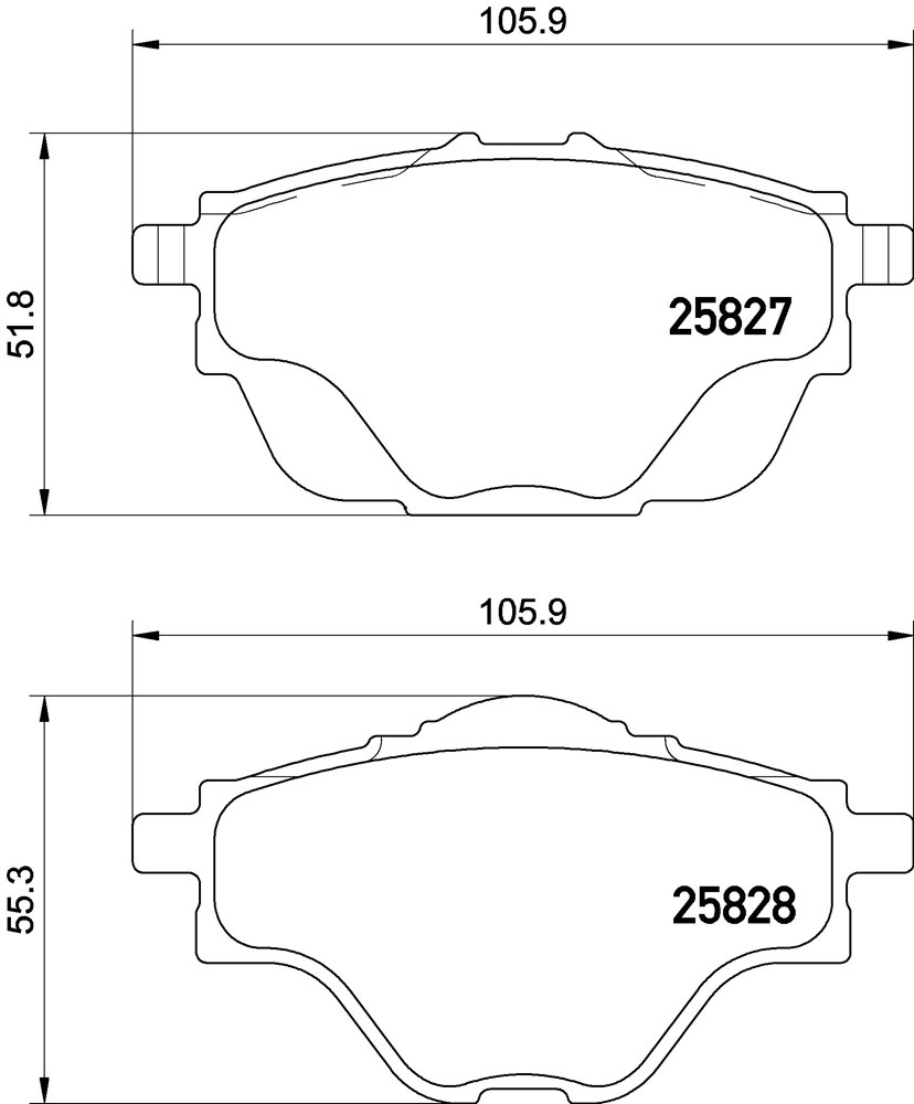 Klocki hamulcowe BREMBO P 61 124