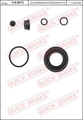 Zestaw naprawczy zacisku hamulcowego QUICK BRAKE 114-0073