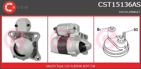 Rozrusznik CASCO CST15136AS