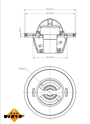 Termostat NRF 725156