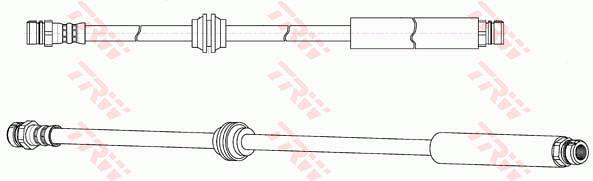 Przewód hamulcowy elastyczny TRW PHA566