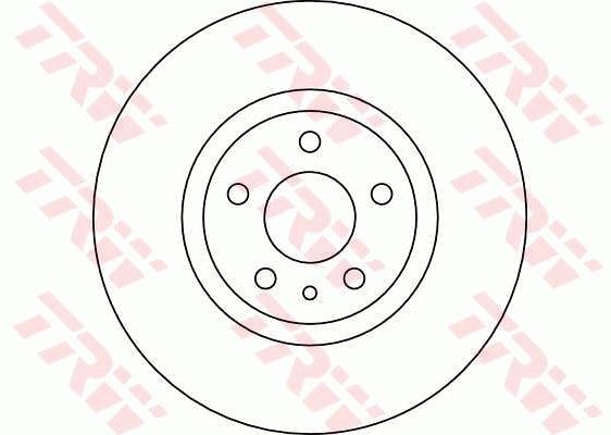 Tarcza hamulcowa TRW DF4025