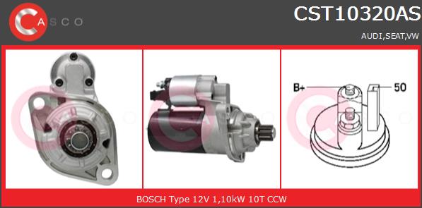 Rozrusznik CASCO CST10320AS