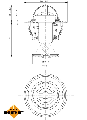 Termostat NRF 725109