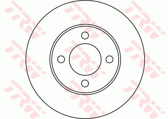 Tarcza hamulcowa TRW DF1521