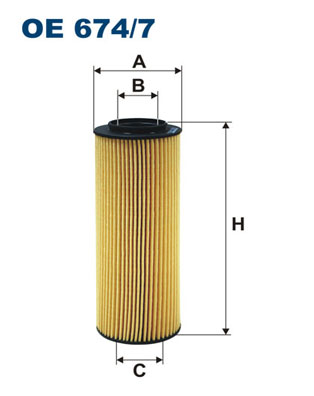 Filtr oleju FILTRON OE674/7