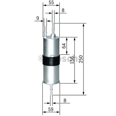 Filtr paliwa BOSCH F 026 403 754