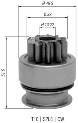 Bendiks rozrusznika MAGNETI MARELLI 940113020348