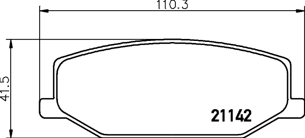 Klocki hamulcowe HELLA 8DB 355 006-161