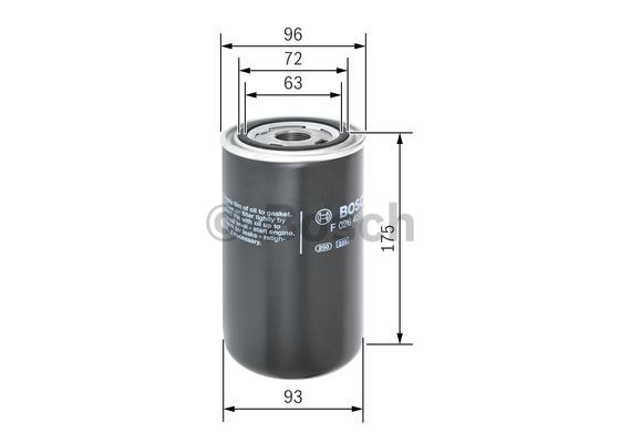 Filtr oleju BOSCH F 026 407 113