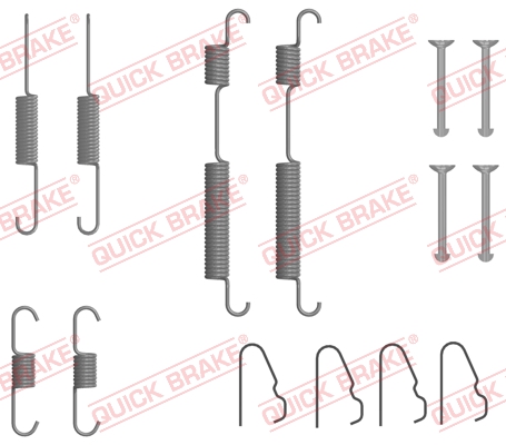 Zestaw dodatków do szczęk hamulcowych QUICK BRAKE 105-0054