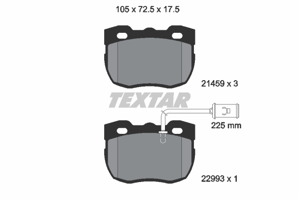 Klocki hamulcowe TEXTAR 2145905