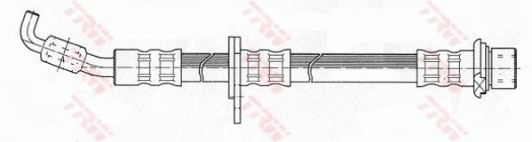 Przewód hamulcowy elastyczny TRW PHB389