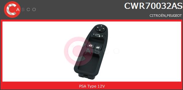 Przełącznik podnośnika szyby CASCO CWR70032AS