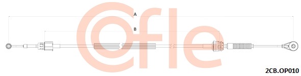Linka dźwigni zmiany biegów COFLE 92.2CB.OP010
