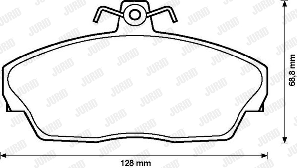 Klocki hamulcowe JURID 573203J
