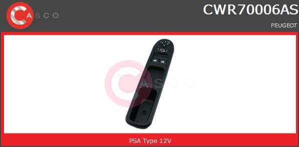 Przełącznik podnośnika szyby CASCO CWR70006AS