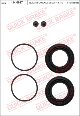 Zestaw naprawczy zacisku hamulcowego QUICK BRAKE 114-0097