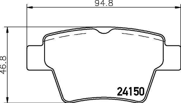 Klocki hamulcowe HELLA 8DB 355 011-821