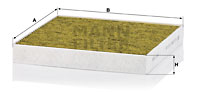 Filtr kabinowy MANN-FILTER FP 23 024