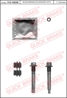Zestaw tulei prowadzących zacisk hamulca QUICK BRAKE 113-1423X