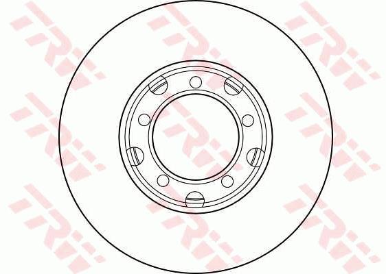 Tarcza hamulcowa TRW DF1577