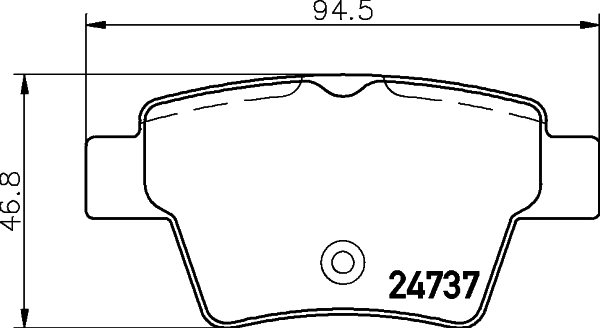 Klocki hamulcowe HELLA 8DB 355 013-851