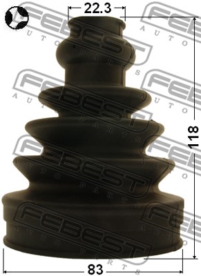 Osłona przegubu FEBEST 2715-S60T