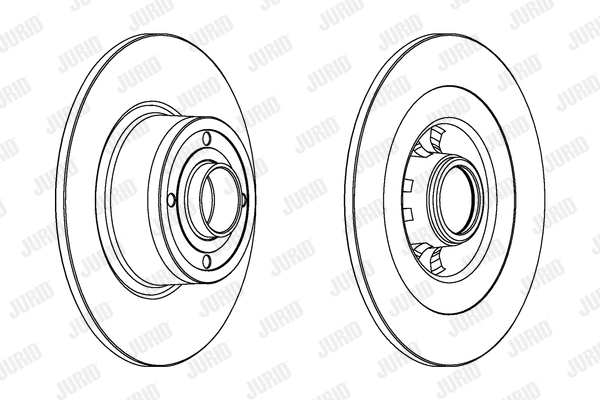 Tarcza hamulcowa JURID 562935JC-1
