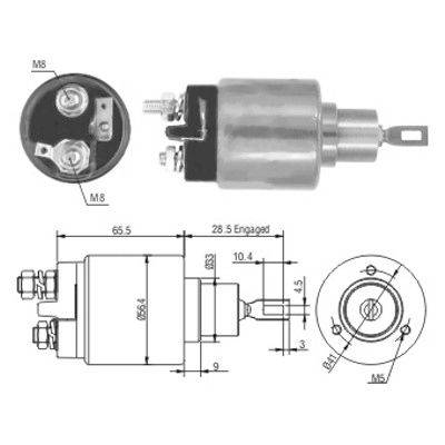 Elektromagnes rozrusznika MEAT & DORIA 46060
