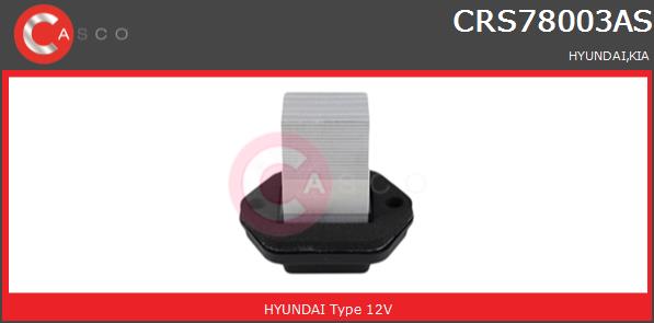 Opornik wentylatora CASCO CRS78003AS