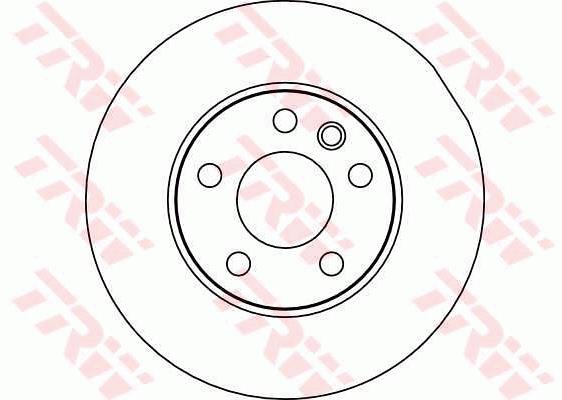 Tarcza hamulcowa TRW DF2810