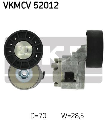 Rolka napinacza paska osprzętu SKF VKMCV 52012