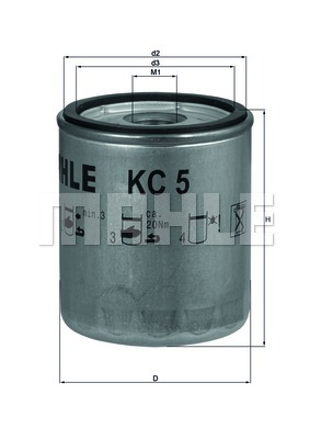 Filtr paliwa KNECHT KC 5