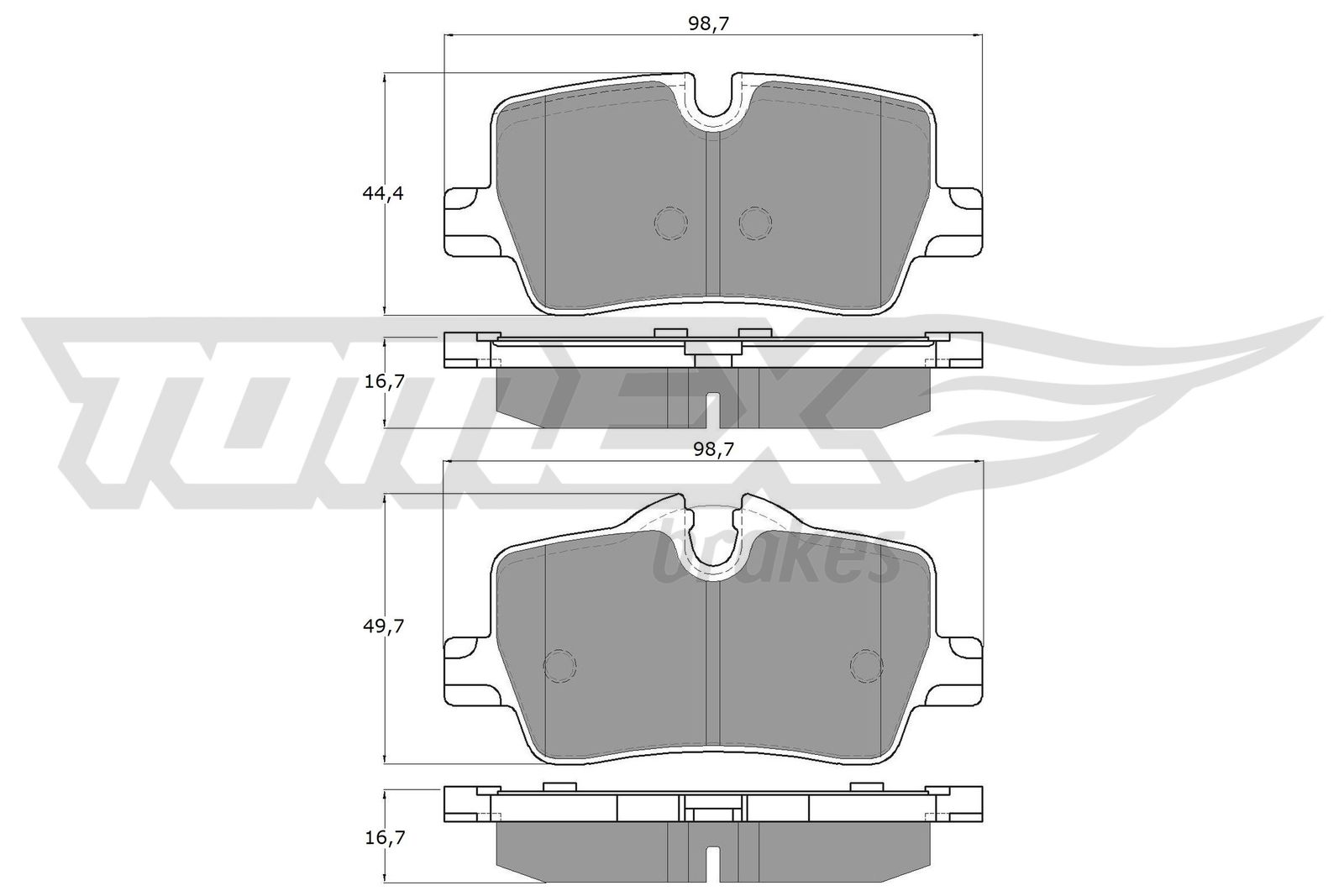 Klocki hamulcowe TOMEX BRAKES TX 19-85