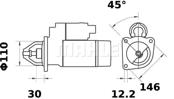 Rozrusznik MAHLE MS 79