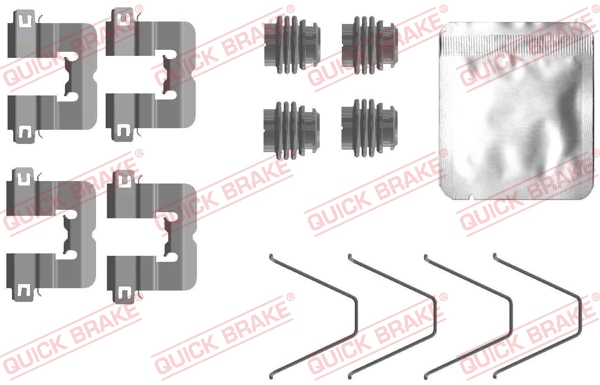 Zestaw akcesoriów montażowych  klocków hamulcowych QUICK BRAKE 109-0114